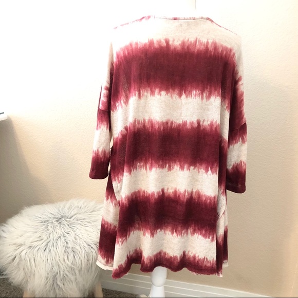 UMGEE oversized tie dye knit tunic top medium - Picture 6 of 9